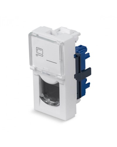 Модуль Keystone Jack RJ-45(8P8C), 180 градусов, категория 6 Cabeus (KJ-RJ45-Cat.6-180T-FP-L-22,5) в Березниках Модули Keystone Pintop.ru