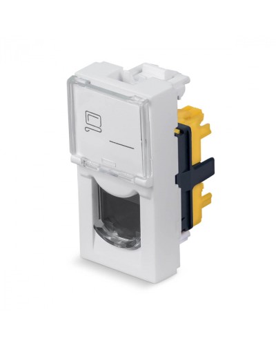 Модуль Keystone Jack RJ-45(8P8C), 180 градусов, категория 6a Cabeus (KJ-RJ45-Cat.6a-180T-FP-L-22,5) в Березниках Модули Keystone Pintop.ru