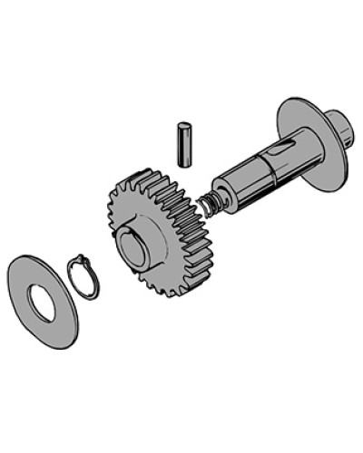 Вал в сборе C100 Came 119RIC011 в Березниках Запчасти для шлагбаумов и автоматики Pintop.ru