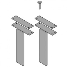 Кронштейны крепления створок C003 Came 119RICX014