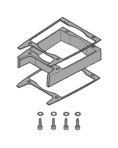 Удлинитель кожуха электродвигателя C-BXK, C-BXEK Came 119RICX043 в Березниках Запчасти для шлагбаумов и автоматики Pintop.ru