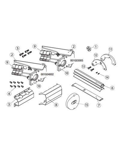 Крышка рычага FLEX Came 119RID186 в Березниках Запчасти для шлагбаумов и автоматики Pintop.ru