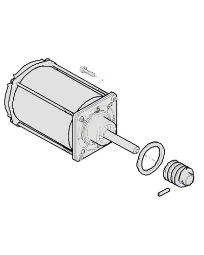 Электродвигатель G12000 в сборе Came 119RIG101 в Березниках Запчасти для шлагбаумов и автоматики Pintop.ru