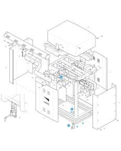 Вал деблокиратора G2081 в сборе Came 119RIG153 в Березниках Запчасти для шлагбаумов и автоматики Pintop.ru