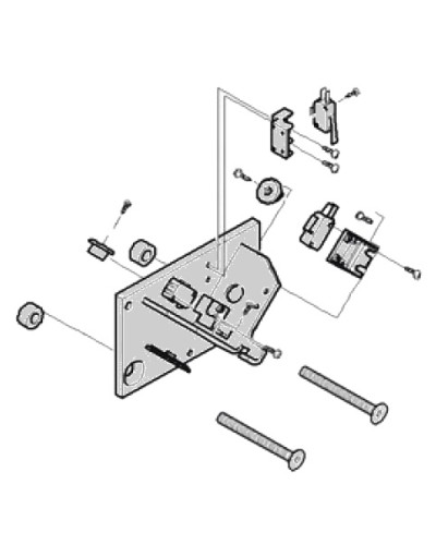Механические упоры концевых положений G4040 G4041 в сборе Came 119RIG177 в Березниках Запчасти для шлагбаумов и автоматики Pintop.ru