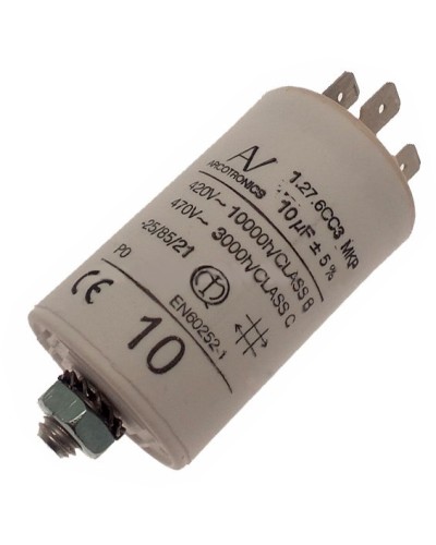 Конденсатор 10 мкФ с гибкими выводами для приводов CAME ATI CAME 119RIR295 в Березниках Запчасти для шлагбаумов и автоматики Pintop.ru