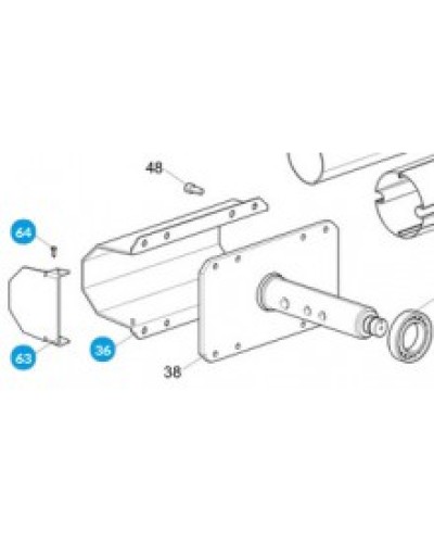 Основание блока управления ZL37 Came 319149 в Березниках Запчасти для шлагбаумов и автоматики Pintop.ru