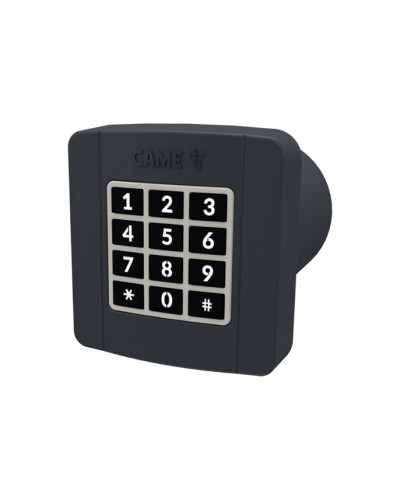 Проводная встраиваемая кодонаборная клавиатура Came 806SL-0290 - SELT2BDG, подключаемая к шине CXN, 12 кнопок, синяя подсветка, RAL7024 в Березниках Запчасти для шлагбаумов и автоматики Pintop.ru