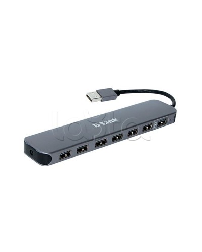 Концентратор с 7 портами USB 2.0 D-Link DUB-H7/E1A в Березниках Дополнительное оборудование для сетей Pintop.ru
