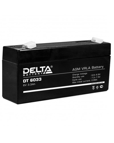 Аккумулятор свинцово-кислотный Delta DT 6033 в Березниках Электротехническое оборудование Pintop.ru