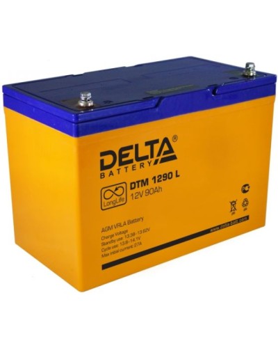 Аккумулятор свинцово-кислотный Delta DTM 1290 L в Березниках Электротехническое оборудование Pintop.ru