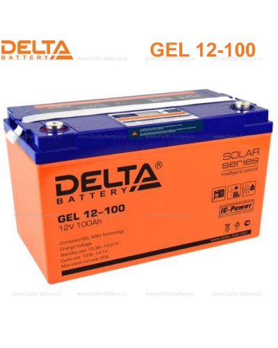 Аккумулятор свинцово-кислотный Delta GEL 12-100 в Березниках Электротехническое оборудование Pintop.ru