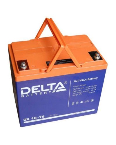 Аккумулятор свинцово-кислотный Delta GX 12-75 в Березниках Электротехническое оборудование Pintop.ru