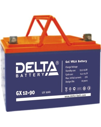 Аккумулятор свинцово-кислотный Delta GX 12-90 в Березниках Электротехническое оборудование Pintop.ru