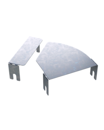 Крышка д/угла гор.изм.CPO 0-44 осн.100 DKC (38010HDZL) в Березниках Аксессуары для лотков Pintop.ru