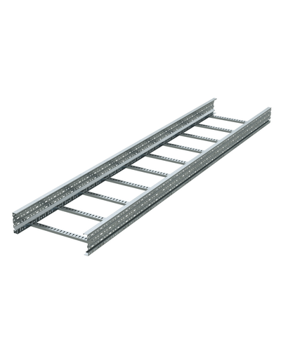 Лоток лестничный 150х800, лонжерон 1,5 мм, L 6 м, горячий цинк DKC (ULM658HDZ) в Березниках Кабельные лотки Pintop.ru