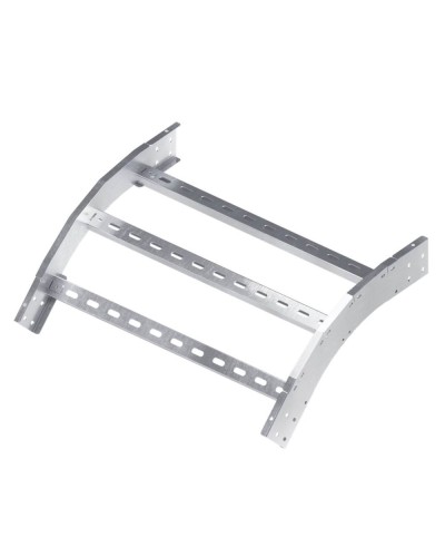 Угол лестничный вертикальный внешний 45 градусов 150х500, R600 DKC (ULOC655) в Березниках Аксессуары для лотков Pintop.ru