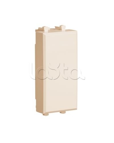 Заглушка Ванильная дымка Avanti модульная, 1 мод DKC 4405991 в Березниках Аксессуары для стоек и шкафов Pintop.ru