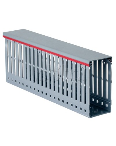 Короб перфорированный, серый RL12 40x100 мм DKC 00161RL в Березниках Кабельные лотки Pintop.ru