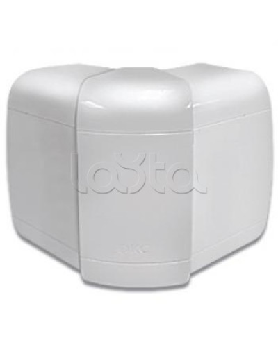 Угол внешний 140х50 мм, изменяемый 80-120°, цвет серый металлик DKC 01452G в Березниках Аксессуары для кабель-канала Pintop.ru