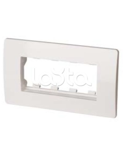 Каркас в сборе с рамкой под 4 модуля VIVA (для монтажа ЭУИ в коробки код 10143) DKC 10245 в Березниках Аксессуары для кабель-канала Pintop.ru