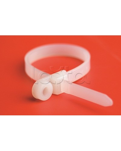 Хомут P6.6 с основанием, белый, 4,8x200 DKC 252205-M в Березниках Стяжки-хомуты Pintop.ru