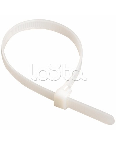 Хомут-стяжка нейлоновый, стандартный P6.6 12.5х850 белый DKC 25241 (100 шт/уп) в Березниках Стяжки-хомуты Pintop.ru