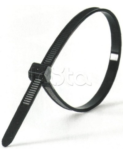 Хомут-стяжка нейлоновый, стандартный P6.6 3.6x140 чёрный DKC 25309 (100 шт/уп) в Березниках Стяжки-хомуты Pintop.ru