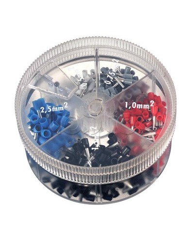 Контейнер наконечников-гильз с изолир.фланцем 1,50 кв.мм черный 1 упаковка - 1000 шт DKC 2ARTD10015 в Березниках Держатели, клипсы, скобы Pintop.ru