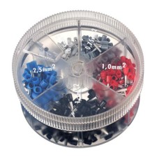 Контейнер наконечников-гильз с изолир.фланцем 0,25-1,00 кв.мм 1 упаковка - 150 шт DKC 2ARTD999