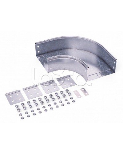 Угол CPO 90 горизонтальный 90° 400х50 DKC 36006K в Березниках Аксессуары для лотков Pintop.ru