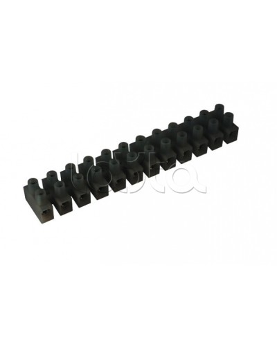 Клеммник полипропиленовый черный 12р 6 кв.мм DKC 43312PL/R в Березниках Клеммные колодки Pintop.ru