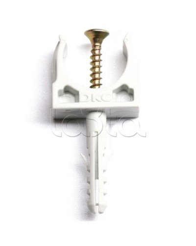 Держатель с защелкой и дюбелем, д.16 мм DKC 51316 в Березниках Держатели, клипсы, скобы Pintop.ru