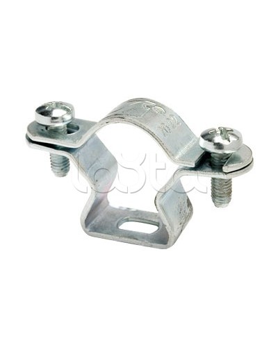 Стальной хомут 50-1 1/2 мм, оцинкованная сталь DKC 6040-50 в Березниках Крепеж Pintop.ru