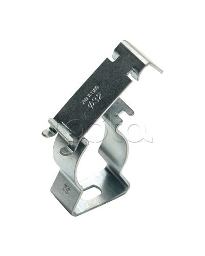 Держатель с крышкой D32, оцинкованная сталь DKC (6044-A32) в Березниках Держатели, клипсы, скобы Pintop.ru