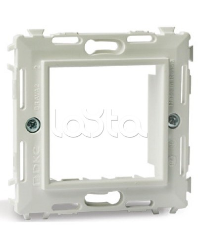 Каркас на 2 модуля (одноместный), слоновая кость DKC 75020SL в Березниках Аксессуары для кабель-канала Pintop.ru