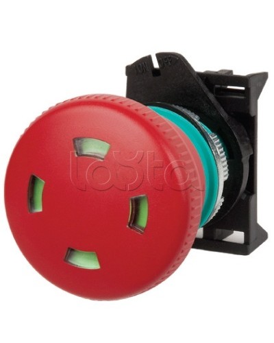 Кнопка аварийная грибовидная типа тяни-толкай с индикацией O 40 DKC ABHT1P4S в Березниках Аксессуары для стоек и шкафов Pintop.ru