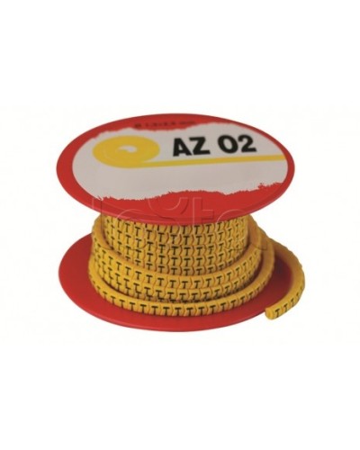 Колечко маркировочное P, 2.5-4мм. черное на желтом DKC AZO3PPBY в Березниках Аксессуары для кабель-канала Pintop.ru