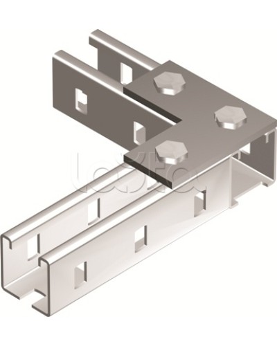 Пластина соединительная L-обр., длина 90х90 мм, 3отв., горячеоцинкованная DKC BMD1021HDZ в Березниках Крепежные изделия Pintop.ru