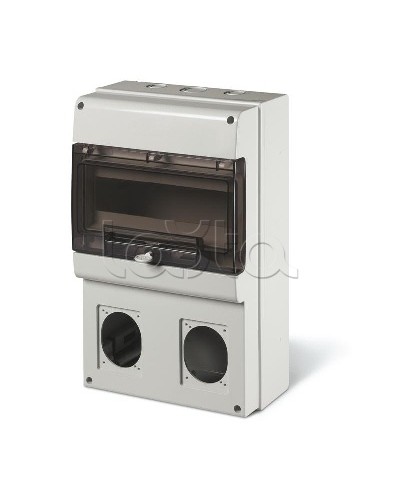 Корпус на 12 модулей и 2 поста с основанием 70х87 мм. Тип M400 DKC DIS6723300 в Березниках Аксессуары для стоек и шкафов Pintop.ru