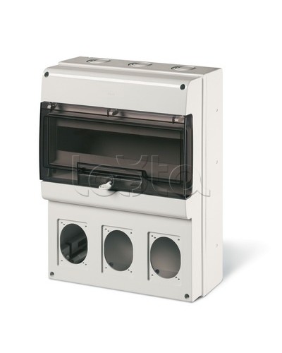 Корпус на 16 модулей и 3 поста с основанием 70х87 мм. Тип M400 DKC DIS6724316 в Березниках Аксессуары для стоек и шкафов Pintop.ru