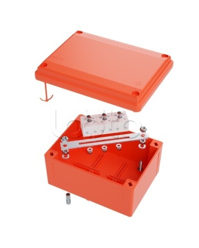 Коробка пластиковая FS с гладкими стенками и клеммниками DKC IP56 100х100х50мм FSB10404 в Березниках Распределительные коробки Pintop.ru