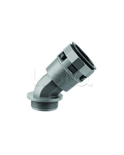 Муфта 45 грд. труба-коробка DN 36 мм, М40х1,5, полиамид, цвет черный DKC PAL36M40N в Березниках Повороты, муфты, тройники Pintop.ru