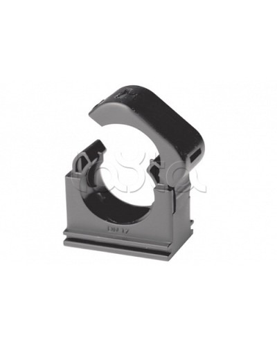 Держатель с крышкой DN 7 мм, полиамид, цвет чёрный DKC PASW07N в Березниках Крепежные изделия Pintop.ru