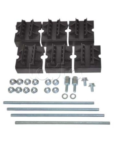 Набор держателей, для шин толщиной 10мм, 1-3 шины на полюс, 4 полюса DKC R5BSEV3/10TN в Березниках Повороты, муфты, тройники Pintop.ru