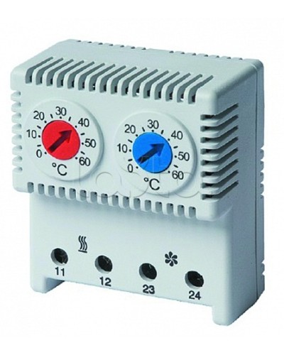 Термостат сдвоенный DKC (R5THRV13) в Березниках Аксессуары для стоек и шкафов Pintop.ru