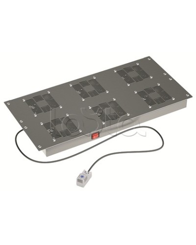 Потолочный вентиляторный модуль, с термостатом 6 вент. для крыши Ш= 600мм DKC R5VSIT6006FT в Березниках Вентиляторные модули Pintop.ru