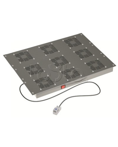 Потолочный вентиляторный модуль, с термостатом 9 вент. для крыши Ш=800мм DKC R5VSIT8009FT в Березниках Вентиляторные модули Pintop.ru