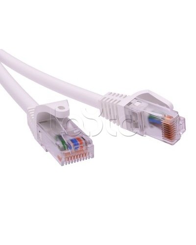 Патч-корд неэкранированный CAT6 U/UTP 4х2, LSZH, белый, 1м DKC RN6UU4510WH в Березниках Патчкорды (медные) Pintop.ru