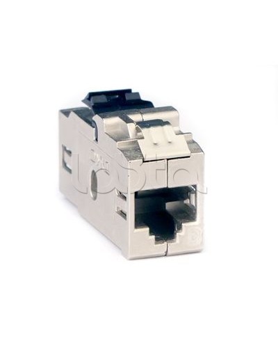 Модуль Keystone RJ45 CAT6 проходной экранированный, серебристый DKC RNK6FESL в Березниках Модули Keystone Pintop.ru